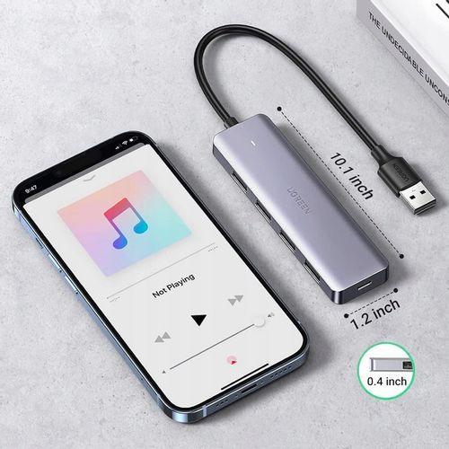 UGREEN ADAPTER HUB ROZDZIELACZ 4x USB 3.2 DO KOMPUTERA TRANSFER DO 5Gbps na Arena.pl