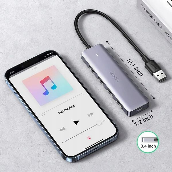 UGREEN ADAPTER HUB ROZDZIELACZ 4x USB 3.2 DO KOMPUTERA TRANSFER DO 5Gbps zdjęcie 7