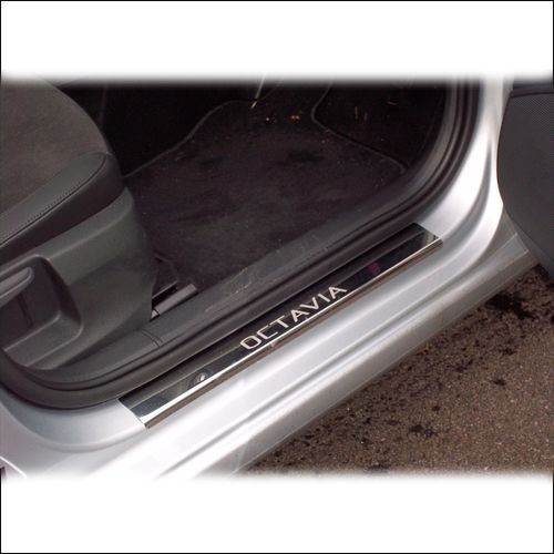 Listwa progowa SKODA OCTAVIA MK3 Stal nierdzewna 304 połysk 4szt na Arena.pl