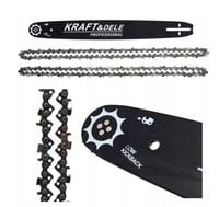 Prowadnica 15""/38cm + 2 łańcuchy do piły kraft&dele KD10151