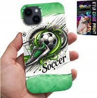 ETUI DO IPHONE 15 PLUS - PIŁKA NOŻNA, FOOTBALL PIŁKA CASE + SZKŁO