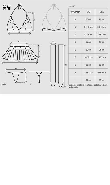Schooly Kostium S/M zdjęcie 4