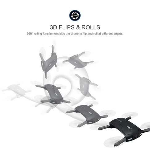 FLYING DRON VEGA FOLDABLE POCKET BLACK CAM 2MPX G-SENSOR na Arena.pl