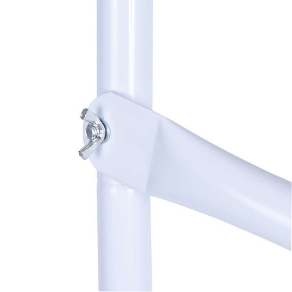 Bramka piłkarska 213x152 cm biała zdjęcie 3