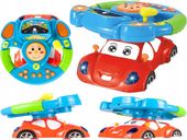 INTERAKTYWNA KIEROWNICA MUZYCZNA SAMOCHODOWA LED ZABAWKA INTERAKTYWNA