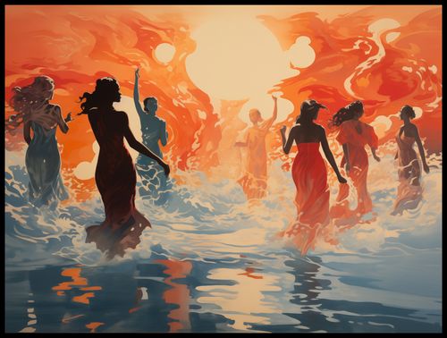 Plakat 100x75cm Taneczny Żar na Arena.pl