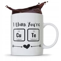 Kubek Prezent Na Walentynki I Think You're Cute Z Nadrukiem Ze Zdjęciem