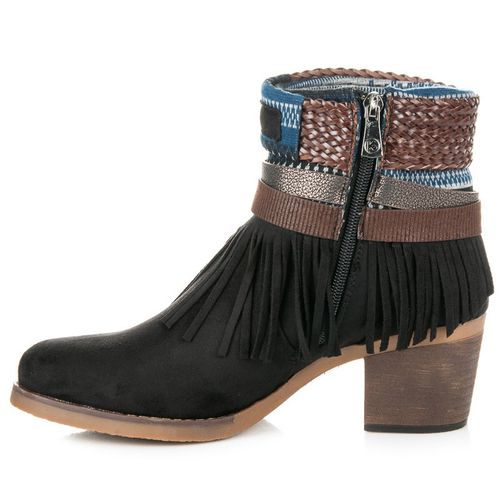 Zamszowe Botki Boho r.37 na Arena.pl