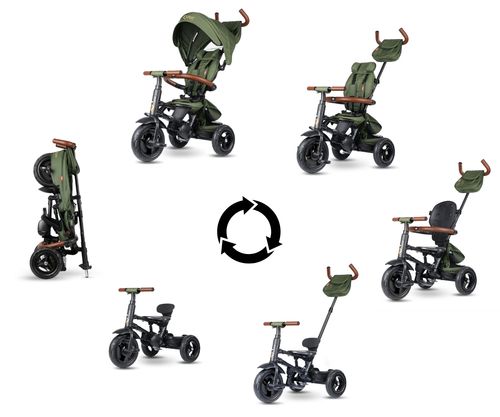 ND18_6298 Qplay Rowerek Trojkolowy Rito Deluxe Ru na Arena.pl