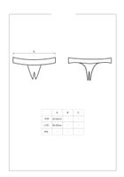 stringi damskie z otwartym krokiem. podniecające s/m. contica