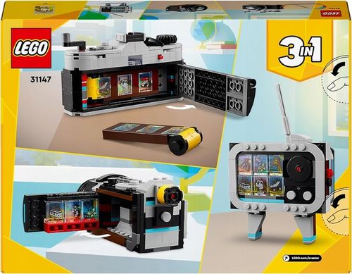 LEGO Creator 3w1 Aparat w stylu retro klocki 31147 zestaw torba na prezent na Arena.pl