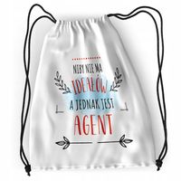 Plecak Dla Agenta Sportowy Szkolny Worek Torba Z Nadrukiem Ze Zdjęciem