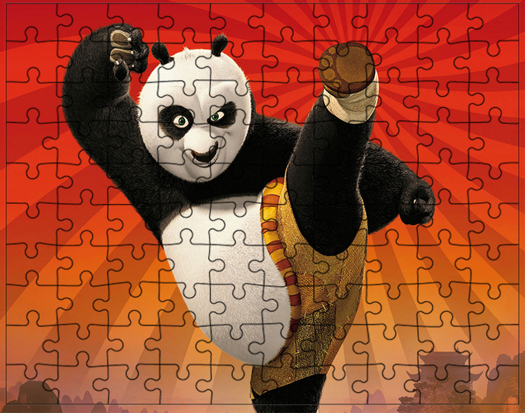 Puzzle Kung Fu Panda zdjęcie 1