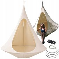 KOKON WISZĄCY NAMIOT KRZESŁO HAMAK INNE PIĘKNY KOKON DO OGRODU 150KG MOCNY