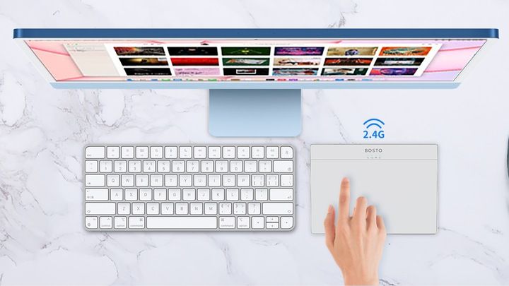 BOSTO T02 Touchpad Trackpad Gładzik BEZPRZEWODOWY do WINDOWS iOS zdjęcie 14
