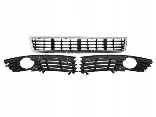 Atrapa Kratka Zderzaka Przód Komplet L+P+Ś do Audi A4 B6 00-04 na Arena.pl