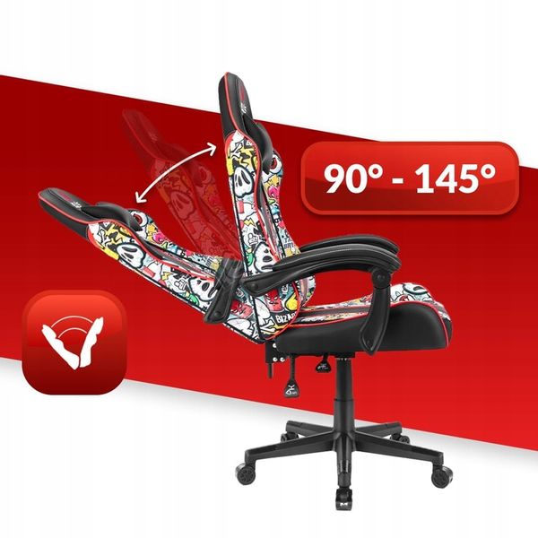 FOTEL GAMINGOWY DLA GRACZA BIUROWY HELL'S zdjęcie 8