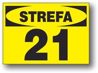 Tablica Ostrzegawcza Szw-5 - 21 Strefa Zagrożenia Wybuchem