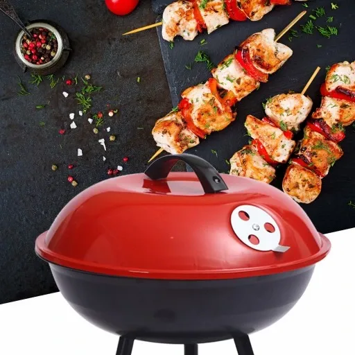 Grill węglowy okrągły gril 43 cm zdjęcie 7