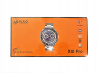 SmartWatch X10 PRO METALOWY Menu PL Rozmowy NFC 1.55" HD AMOLED Android iOS