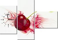 100CM 70CM ZEGAR 3 ELEM SOCZYSTA WIŚNIA ŚCIENNY OBRAZ