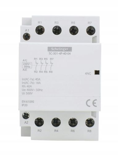 Stycznik modułowy SC301 4P 40A TYP 04 4R SCHELINGER na Arena.pl
