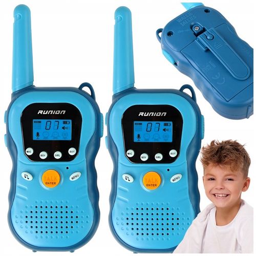 WALKIE TALKIE KRÓTKOFALÓWKI dla dzieci DUŻY ZASIĘG 3km LCD ZESTAW Łoki Toki na Arena.pl