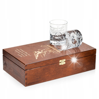 Szklanki do whisky 250ml "PIŁKA" (Lagrima) w skrzynce Szkło-Krosno 6szt.