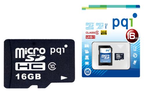 PQI | KARTA MICROSD 16GB MICRO + ADAPTER CLASS 10 na Arena.pl