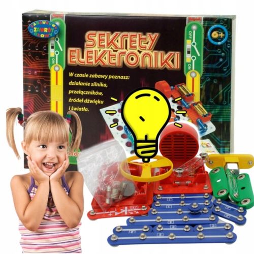 ZESTAW DOŚWIADCZALNY DLA DZIECI SEKRETY ELEKTRONIKI ponad 80 eksperymentów na Arena.pl