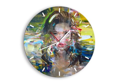 Zegar Ścienny - Portret Kobieta - 40X40 Cm - C3Ar40X40-3473 na Arena.pl
