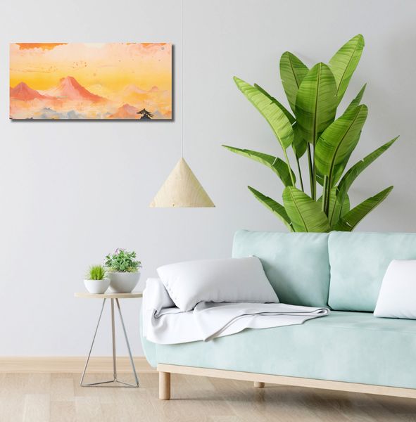 Obraz 70x30cm Świt nad Krainą Ciszych Gór zdjęcie 2
