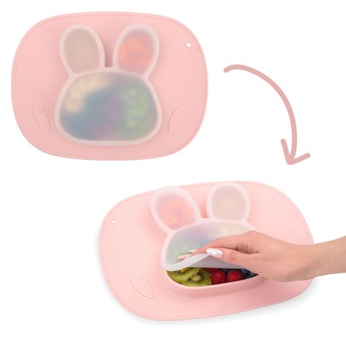 Talerzyk dla dzieci silikonowy do karmienia Królik Ricokids na Arena.pl