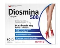 Colfarm Diosmina 500 Complex 60 tabletek Data przydatności: 31.03.2028 r.