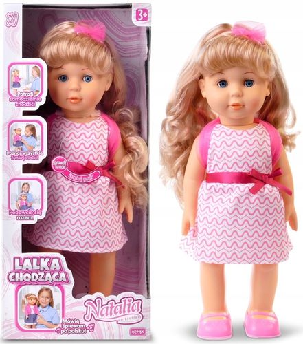 LALKA Natalia CHODZĄCA INTERAKTYWNA MÓWI ŚPIEWA PL na Arena.pl