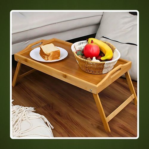 STOLIK ŚNIADANIOWY POD LAPTOPA DO ŁÓŻKA DREWNIANY SKŁADANY NA PREZENT TACA na Arena.pl