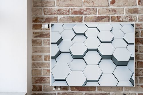 Osłona MAGNETYCZNA Kaloryfera Mozaika Heksagony Efekt 3D 120cm x 60cm na Arena.pl