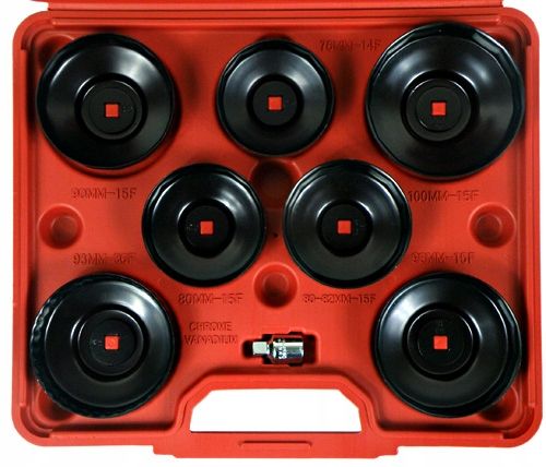 ZESTAW KLUCZY NASADEK W WALIZCE DO ODKRĘCANIA FILTRÓW OLEJU 15 ELEMENTÓW na Arena.pl