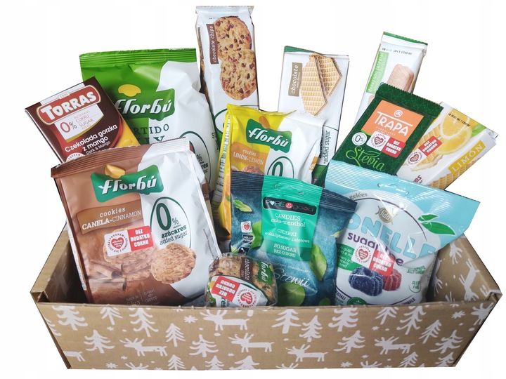 6 x CZEKOLADA BEZ CUKRU zestaw dla diabetyka PREZENT ŚWIĄTECZNY 6 czekolad zdjęcie 3