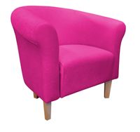 Fotel Milo Mikrofaza 10 różowy nogi 15 buk