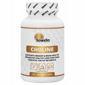 Cholina 500 mg 120 Tab – Pamięć, Mózg, Układ Nerwowy – Choline – Sowelo