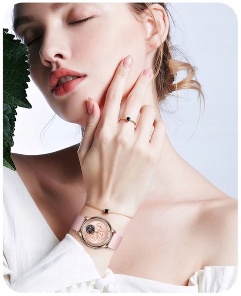 SMARTWATCH ZEGAREK DAMSKI MENU PL 300mAh AMOLED 2 PASKI BT 5.2 ROZMOWY SMS zdjęcie 2