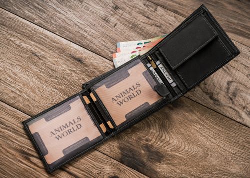 portfel męski skórzany n992-chm-deer black na Arena.pl