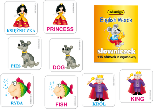 ADAMIGO 5628 ANGIELSKIE SLOWKA - memory na Arena.pl