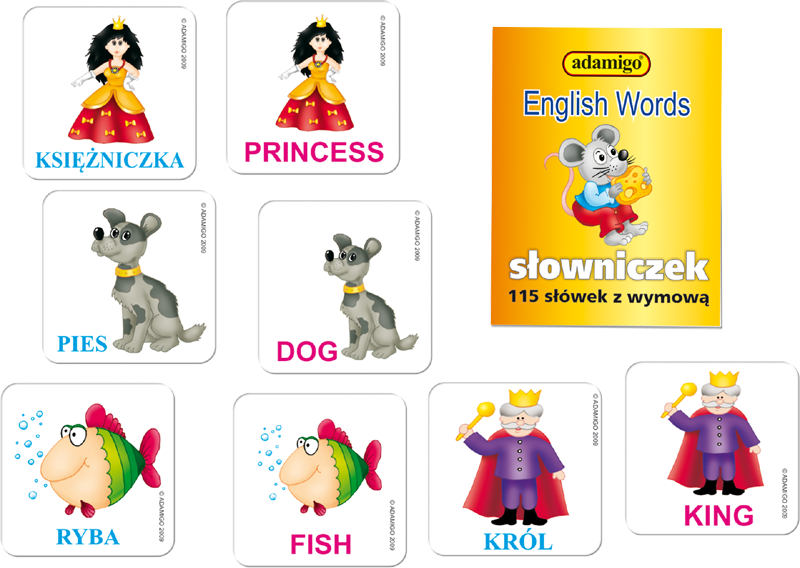 ADAMIGO 5628 ANGIELSKIE SLOWKA - memory zdjęcie 3