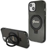 Guess GUHMP14SHRSGSK iPhone 14 / 15 / 13 6.1" czarny/black hardcase Ring