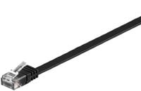 MicroConnect U/UTP CAT6 1M Black Flat