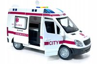 Karetka Ambulans 1:16 - Światła i Dźwięki, Otwierane Drzwi