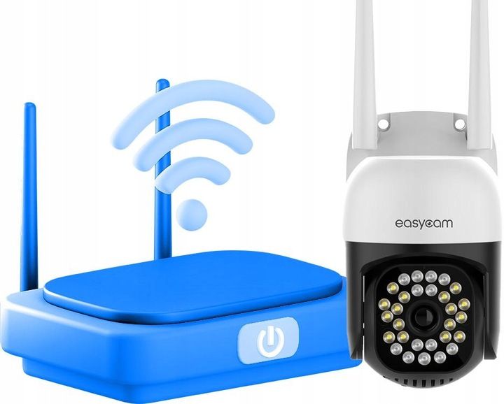 Kamera zewnętrzna obrotowa IP WiFi Tuya 4MPx 4x zoom zdjęcie 9