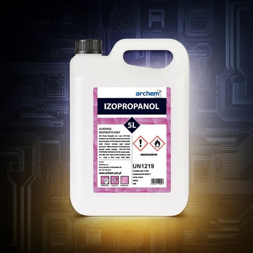 Alkohol Izopropylowy 99,9% IPA 5L Izopropanol czyszczenie Elektroniki, na Arena.pl